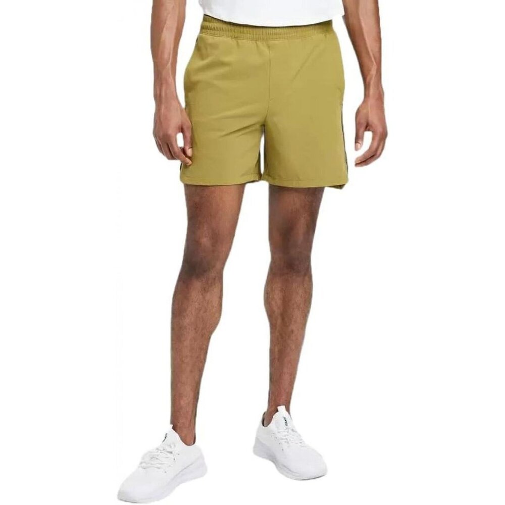 NWT All In Motion Men's Trail Shorts 6" Inseam 87278993 2XL Olive Green